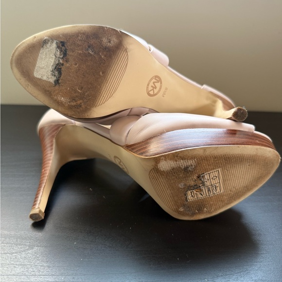 Michael Kors Blush Peep-Toe Heels - Picture 6 of 6